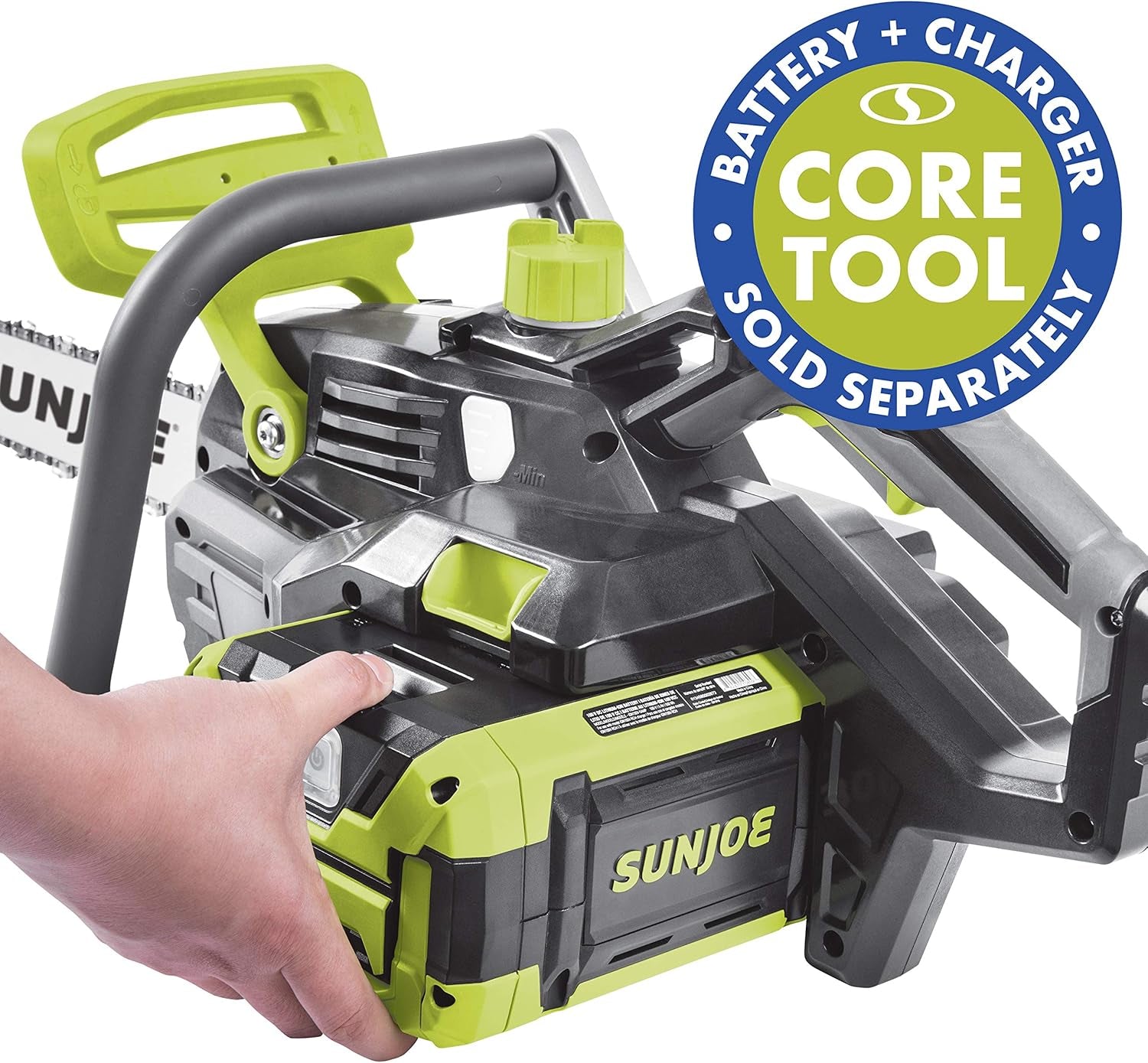 Ion100V-18Cs-Ct 18-Inch 100-Volt Brushless Lithium-Ion Cordless Handheld Chain Saw, Tool Only