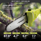 Cordless Pole Chainsaw Machine, Electric Telescoping Trimmer, Extendable up to 7.2 Ft - Heavy-Duty Trimming Equipment for Tree Trunks, Limbs, Logs, Brush, and Branches, 24V-PS8-LTE