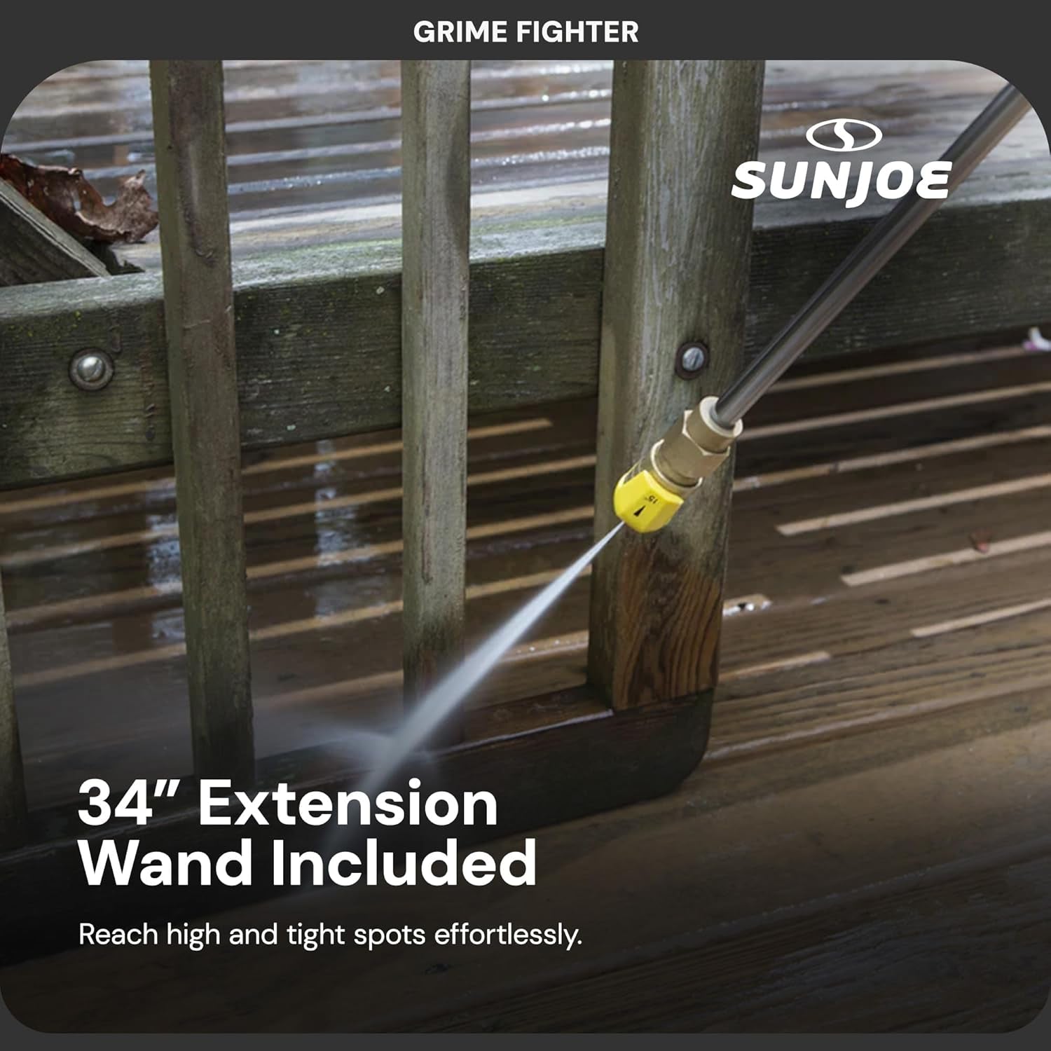 Electric Pressure Power Washer W/ Foam Cannon & Extension Wand, 1600 PSI (PWMA Certified), 1.1 GPM, 13-Amp Motor - Heavy-Duty Cleaning Machine for Patios, Decks, Sidewalks & Cars, SPX2680-MAX