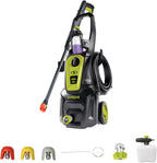 Electric Pressure Power Washer W/ Foam Cannon & Extension Wand, 1600 PSI (PWMA Certified), 1.1 GPM, 13-Amp Motor - Heavy-Duty Cleaning Machine for Patios, Decks, Sidewalks & Cars, SPX2680-MAX