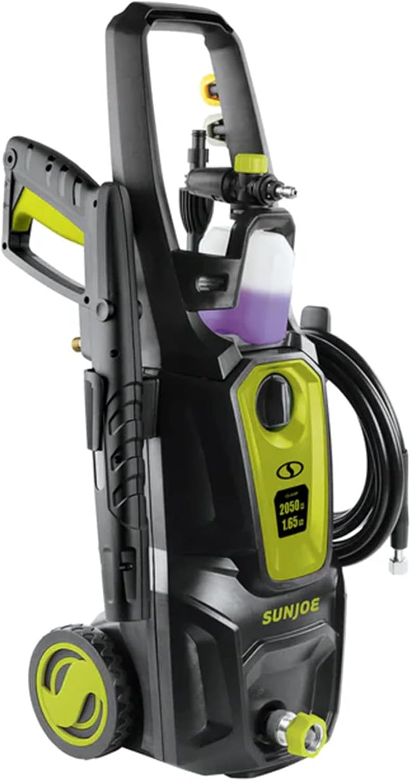 Electric Pressure Power Washer W/ Foam Cannon & Extension Wand, 1600 PSI (PWMA Certified), 1.1 GPM, 13-Amp Motor - Heavy-Duty Cleaning Machine for Patios, Decks, Sidewalks & Cars, SPX2680-MAX