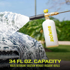 SPX-FC34-PRO Foam Cannon for SPX Series Electric Pressure Washers, 34 Oz, 1/4" Quick Connector, Adjustable Spray Nozzle