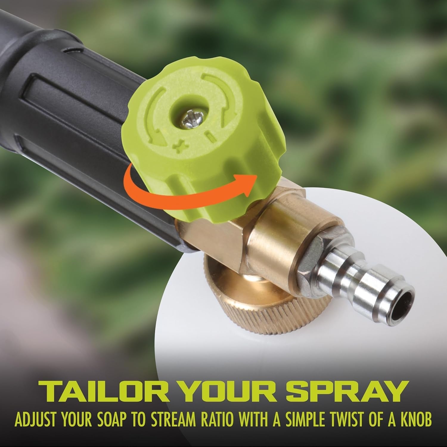 SPX-FC34-PRO Foam Cannon for SPX Series Electric Pressure Washers, 34 Oz, 1/4" Quick Connector, Adjustable Spray Nozzle