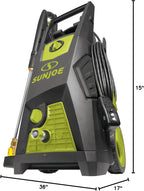 SPX3550 Max Brushless Induction Electric Pressure Washer W/ 5-Quick Connect Nozzles, Detergent Tank, Cleans Cars, Patios, Decks, Sidewalks & More