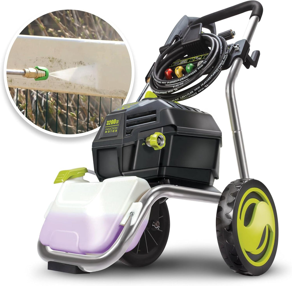 SPX4800 14.9-Amp Electric Pressure Washer, W/ 5 Quick-Connect Tips, Detergent Tank, Cleans Cars, Fences, Patios, Decks, Sidewalks & More