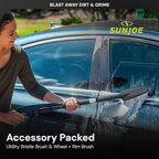 Electric Pressure Washer W/Wheels & 3 Quick-Connect Nozzles, 2200 PSI (PWMA Certified), 1.1 GPM, 14.9-Amp Motor - Heavy-Duty Cleaning Machine for Patios, Decks, Sidewalks & Cars, SPX3000-QW2