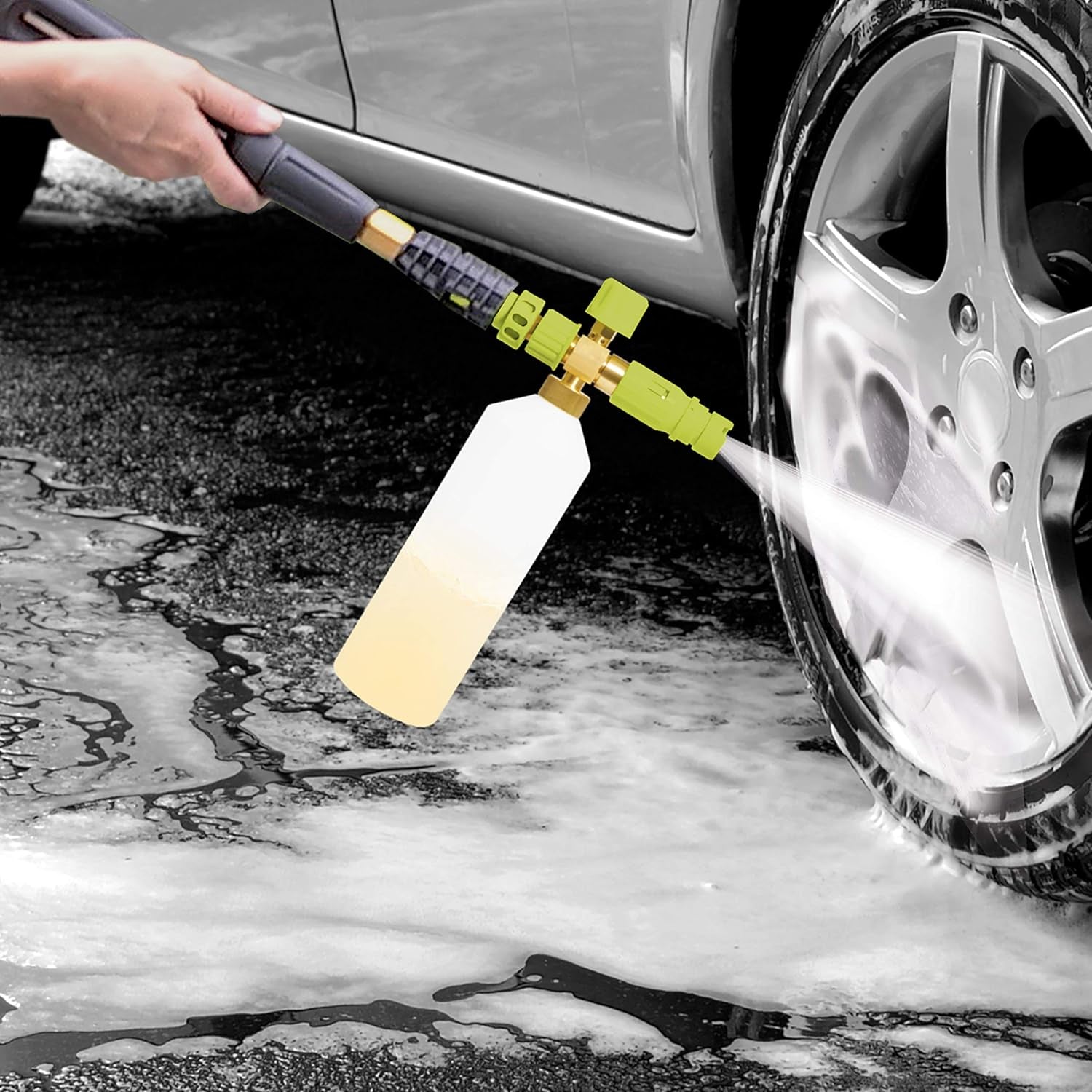 SPX-FC34 34-Ounce Snow-Foam Cannon for SPX Series Electric Pressure Washers, Includes Transfer Adapter