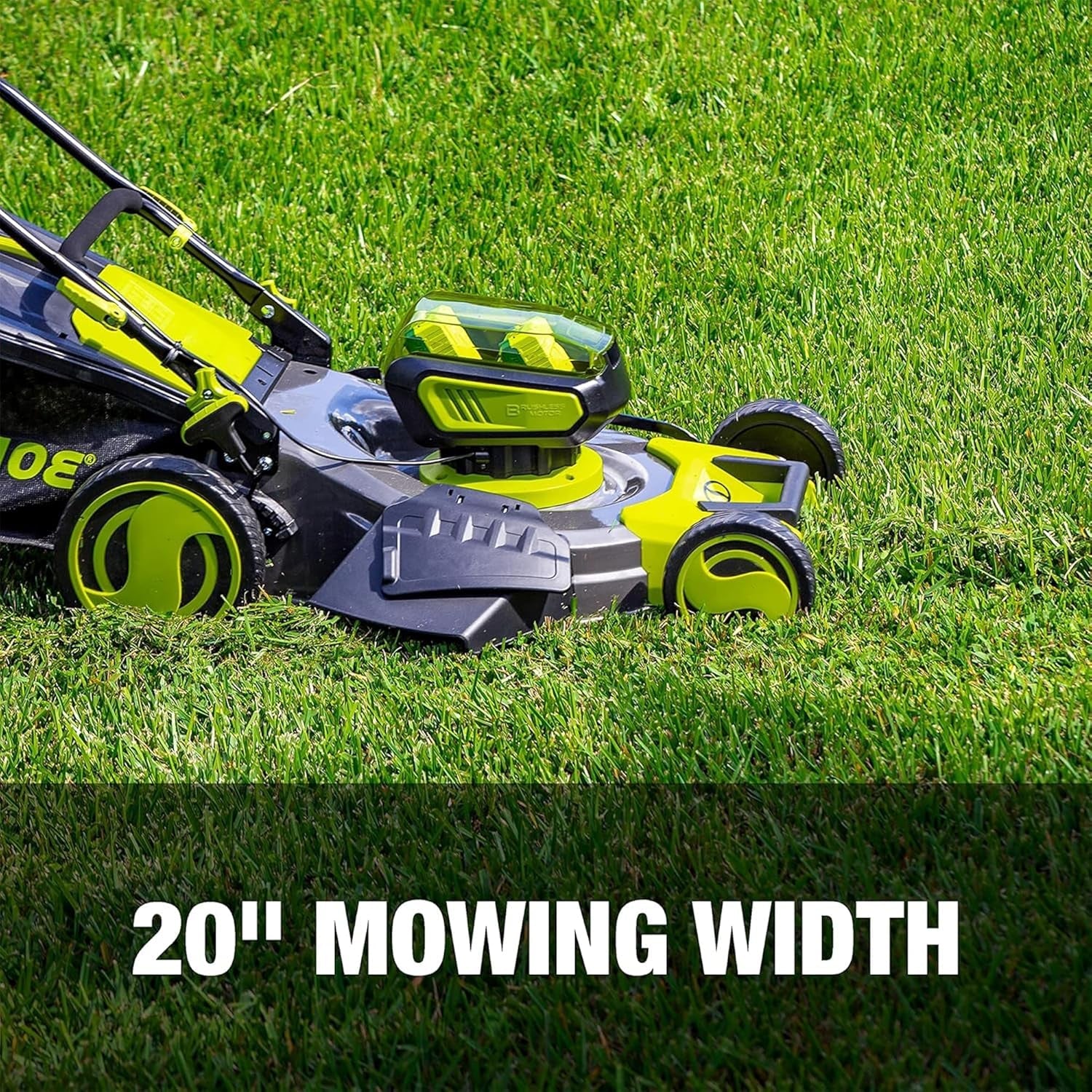 24V-X2-16LM 48-Volt IONMAX Cordless Brushless Lawn Mower Kit, W/ 4.0-Ah Battery + Dual Port Charger & 12-Gallon Collection Bag, 16-Inch, Comfort Grip, One Touch 6-Position Height Adjustment
