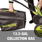 24V-X2-16LM 48-Volt IONMAX Cordless Brushless Lawn Mower Kit, W/ 4.0-Ah Battery + Dual Port Charger & 12-Gallon Collection Bag, 16-Inch, Comfort Grip, One Touch 6-Position Height Adjustment