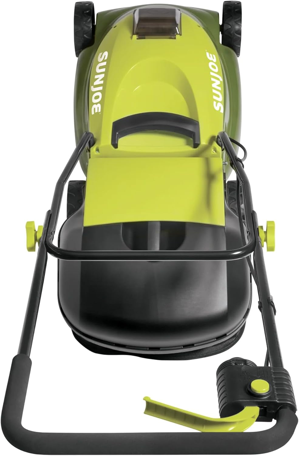 Cordless Electric Push Lawn Mower with 10.6-Gal Bag, 14-Inch Cutting Width, Green - Heavy-Duty Yard Trimmer Machine for Gardening Care and Maintenance, MJ401C-PRO