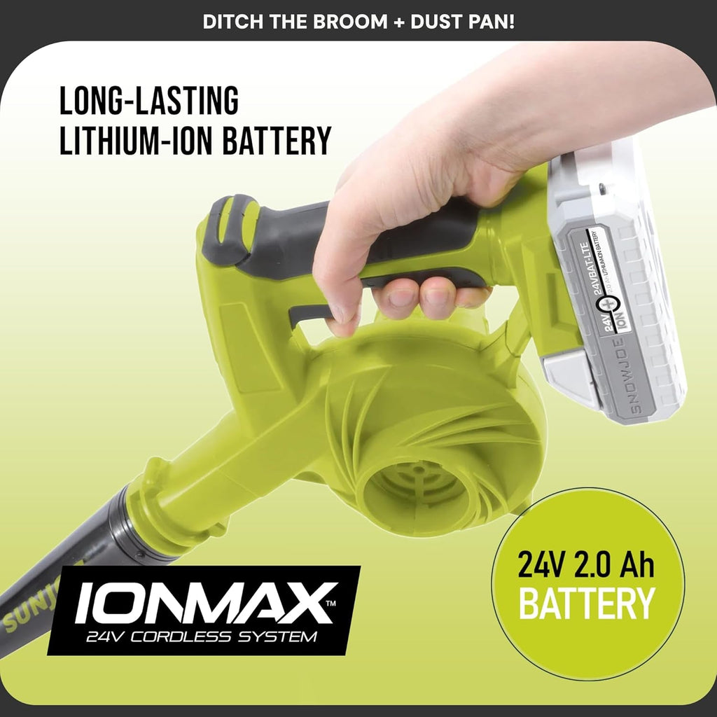 24V IONMAX Work Shop Blower and Vacuum Battery Charger, 24V-WSB-LTE