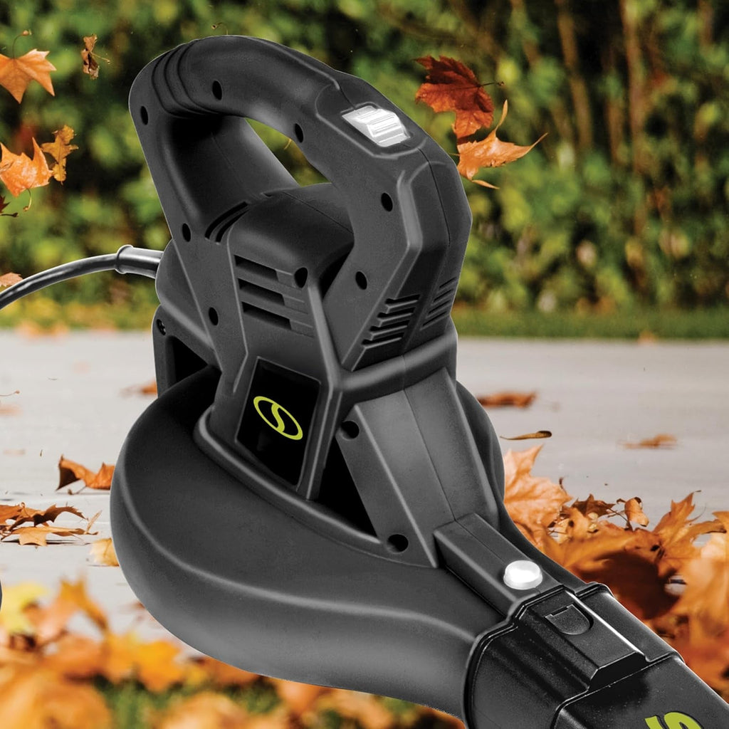 Electric Leaf Blower with All-Purpose 2-Speed Settings, 10 Amp, 18 Inch, SBJ601E - Portable Machine and Equipment for Lawn, Garden, and Yard