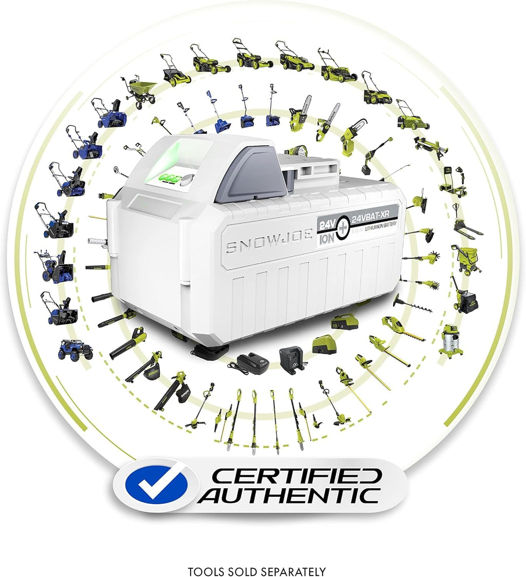 24V-TB-CT 24-Volt Compact Cordless Jet Turbine Leaf Blower W/Lithium-Ion Battery and Dual Port Quick Charge Docking Station