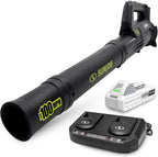 24V-TB-CT 24-Volt Compact Cordless Jet Turbine Leaf Blower W/Lithium-Ion Battery and Dual Port Quick Charge Docking Station